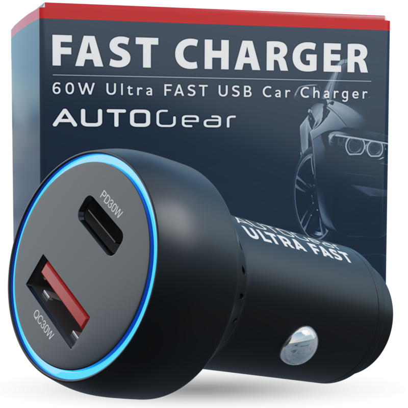Autogear 60W Fast Car Charger